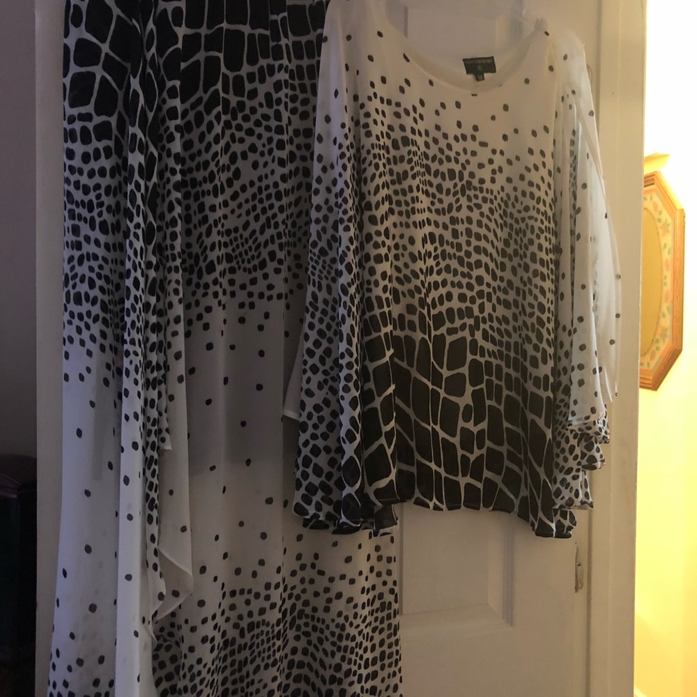 Skirt and top set